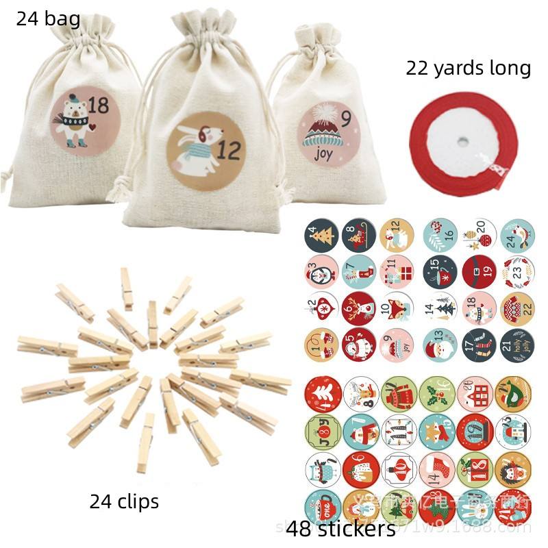 Sachet De Guimauve Sapin De Noël X 10 - "Joyeux Noël" - Cadeau Noël