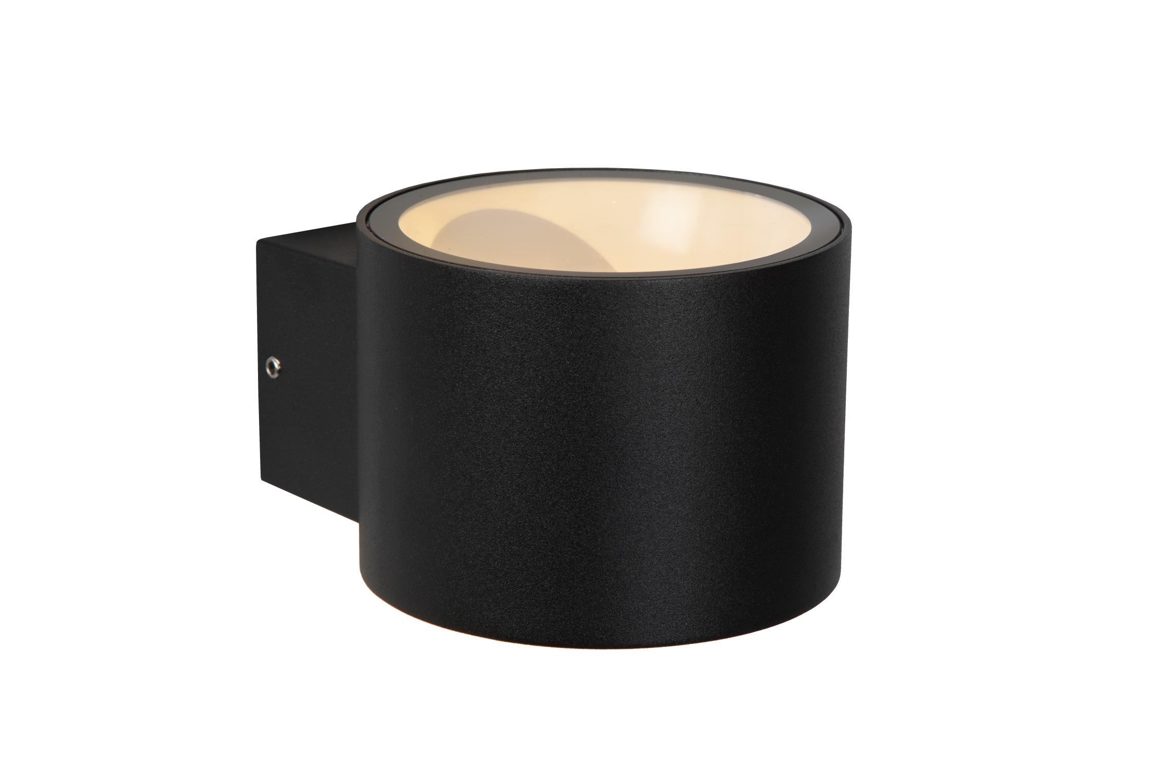 Kinkiet zewnętrzny OXFORD czarny 1xG9x5W wym:11x13,5x11,5cm IP54 Lucide