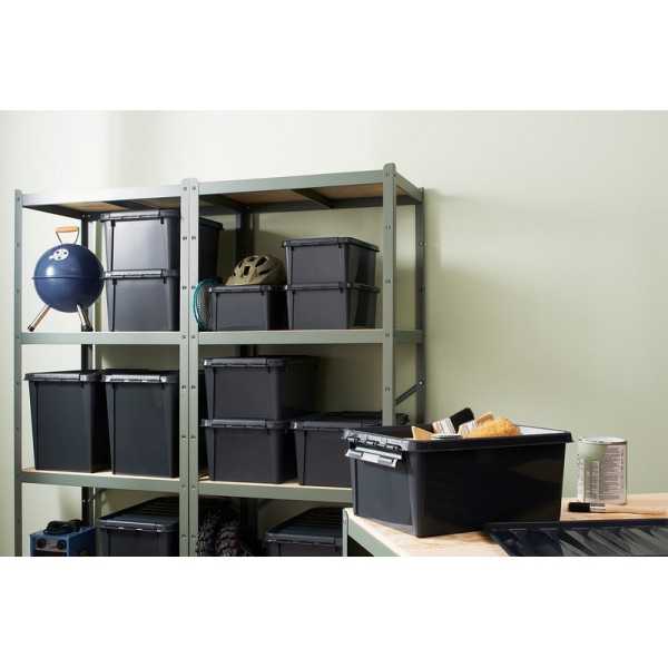 Grande Caisse plastique avec couvercle 70 litres - 3