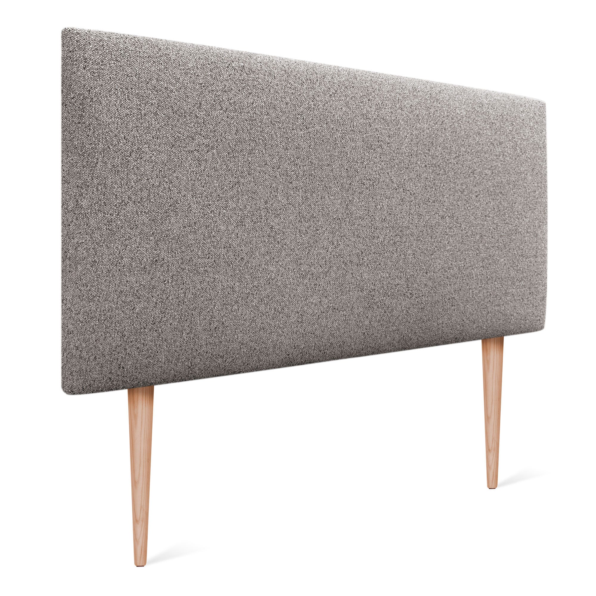 Tête De Lit En Pur Coton 45x70 Cm Collection Aude - Gris Doux Et Élégant Avec Fermeture Zip