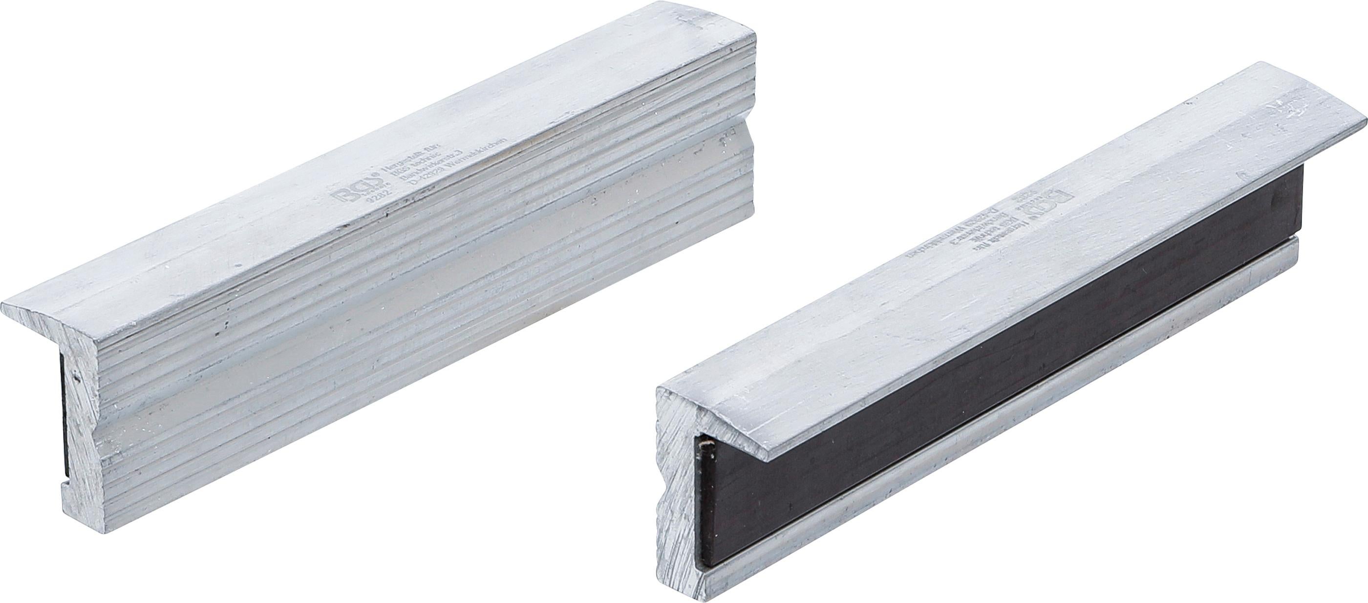 Mâchoires De Protection Pour étau 125 Mm - Lot De 2, En Alliage D'aluminium, Rainures V Et Prismatiques, Magnétiques