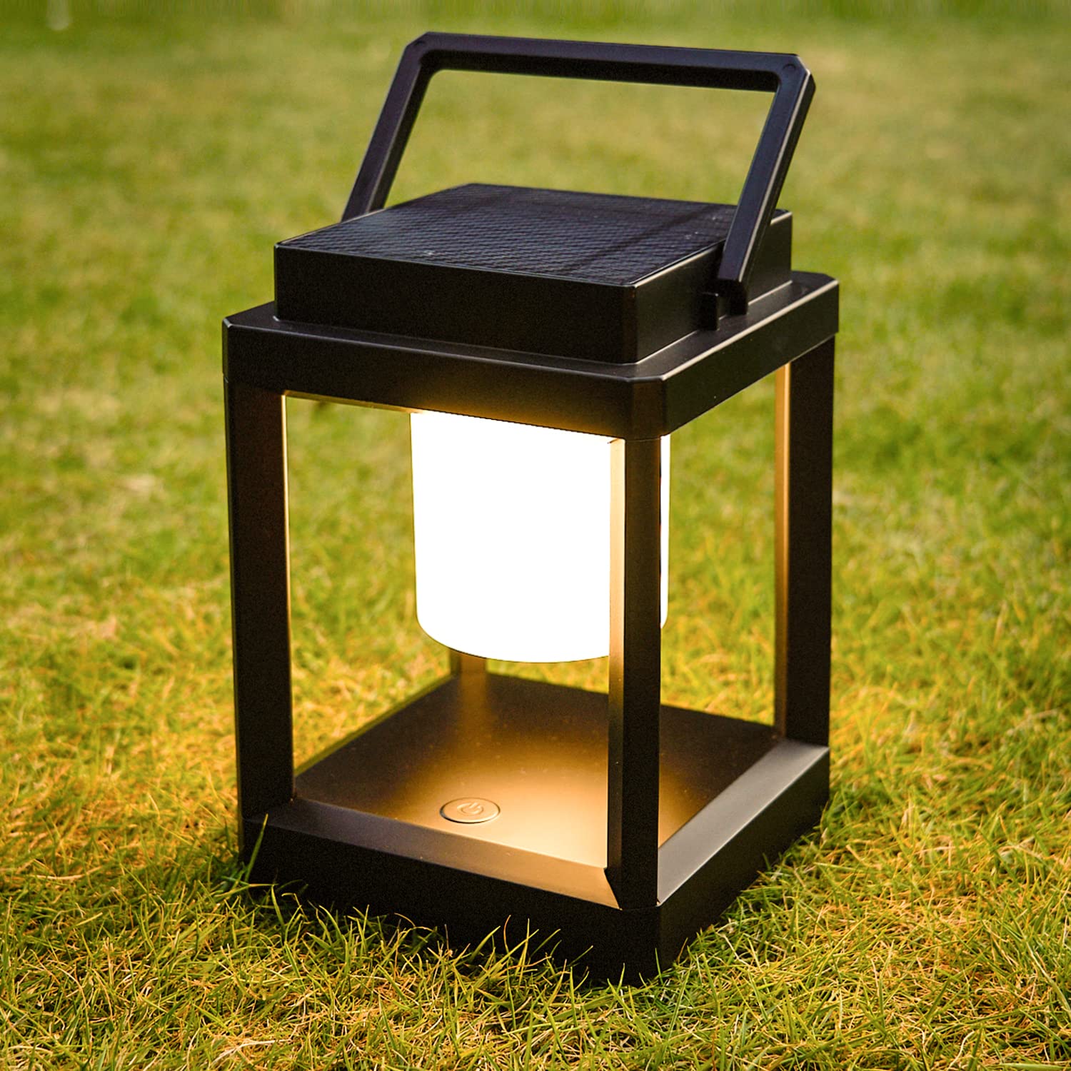 Lampa stołowa LED z ładowaniem słonecznym 3 poziomy jasności Sterowanie dotykowe Lampy zewnętrzne na taras, kemping, do czytania