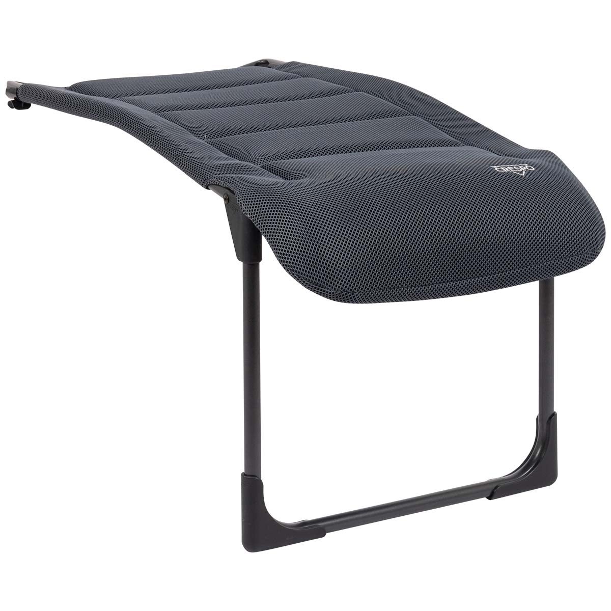 Crespo AL-231 Deluxe Repose-pieds – Indépendant, Pliable, Rembourré – Gris Foncé, Charge Max 90 Kg