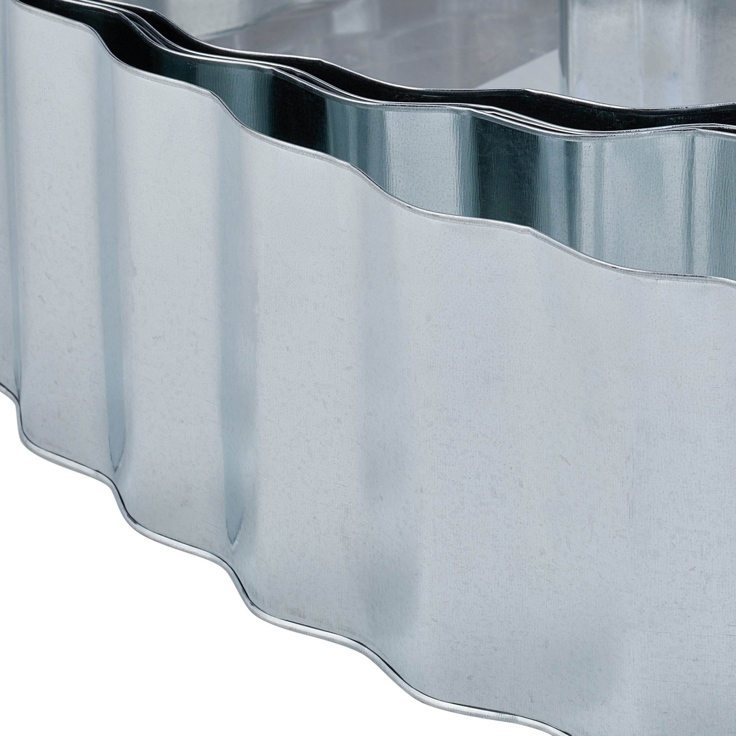 Recinto Prato e Aiuole, Bordo, Sponda per Giardino Antiradice HL 16 cm x 15 m, in Ferro Zincato, Argentato, Relaxdays - 7