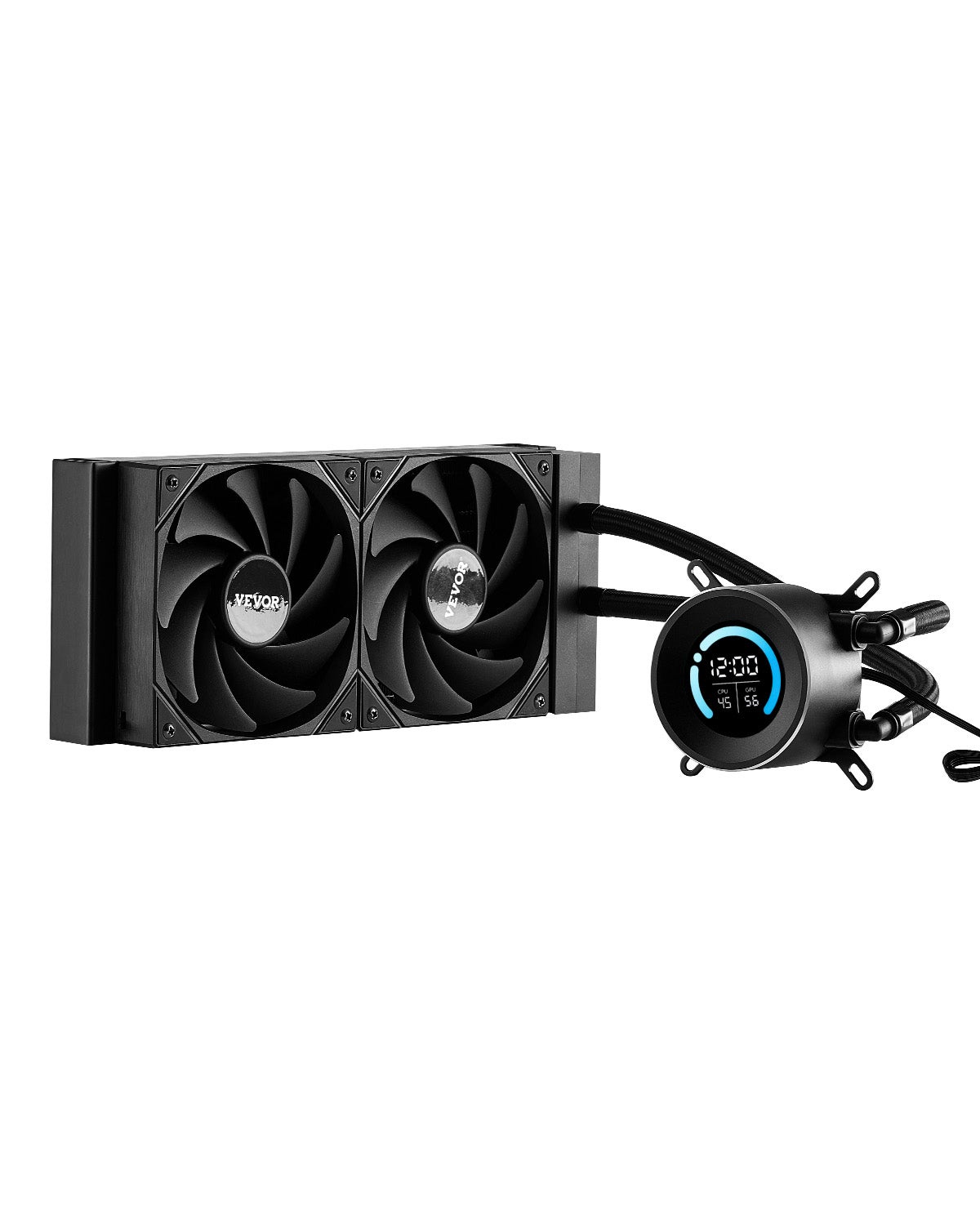 Liquid Cooler AIO CPU Chłodnica wodna z wentylatorami PWN 120 mm Intel AMD VEVOR