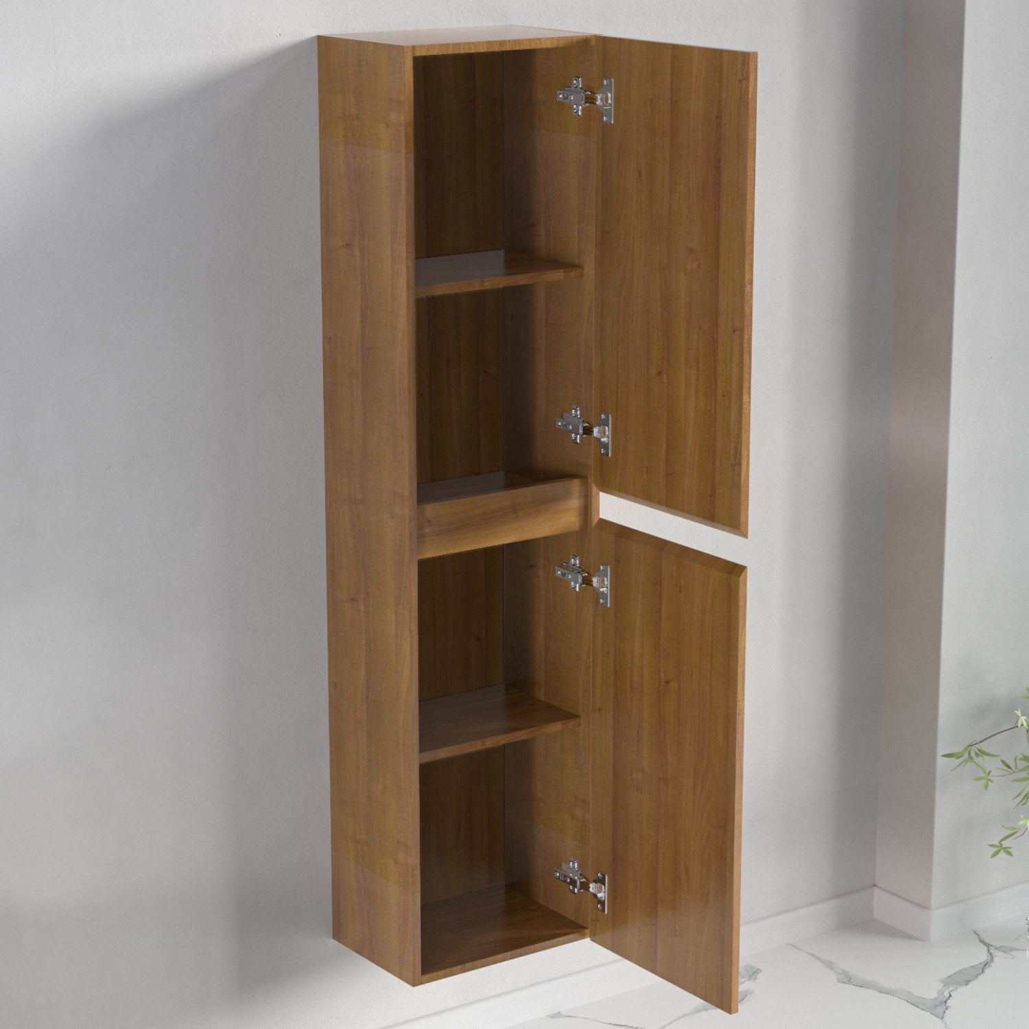 LOMAZOO colonne salle de bain Marbella chêne chaud - 140cm - 6