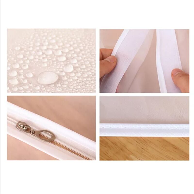 Housses de Vêtements Housse de Protection pour Vêtements Housse Rangement Vetements pour Anti Poussière Etanche Rangement à Long Terme(60x50x90cm) - 4