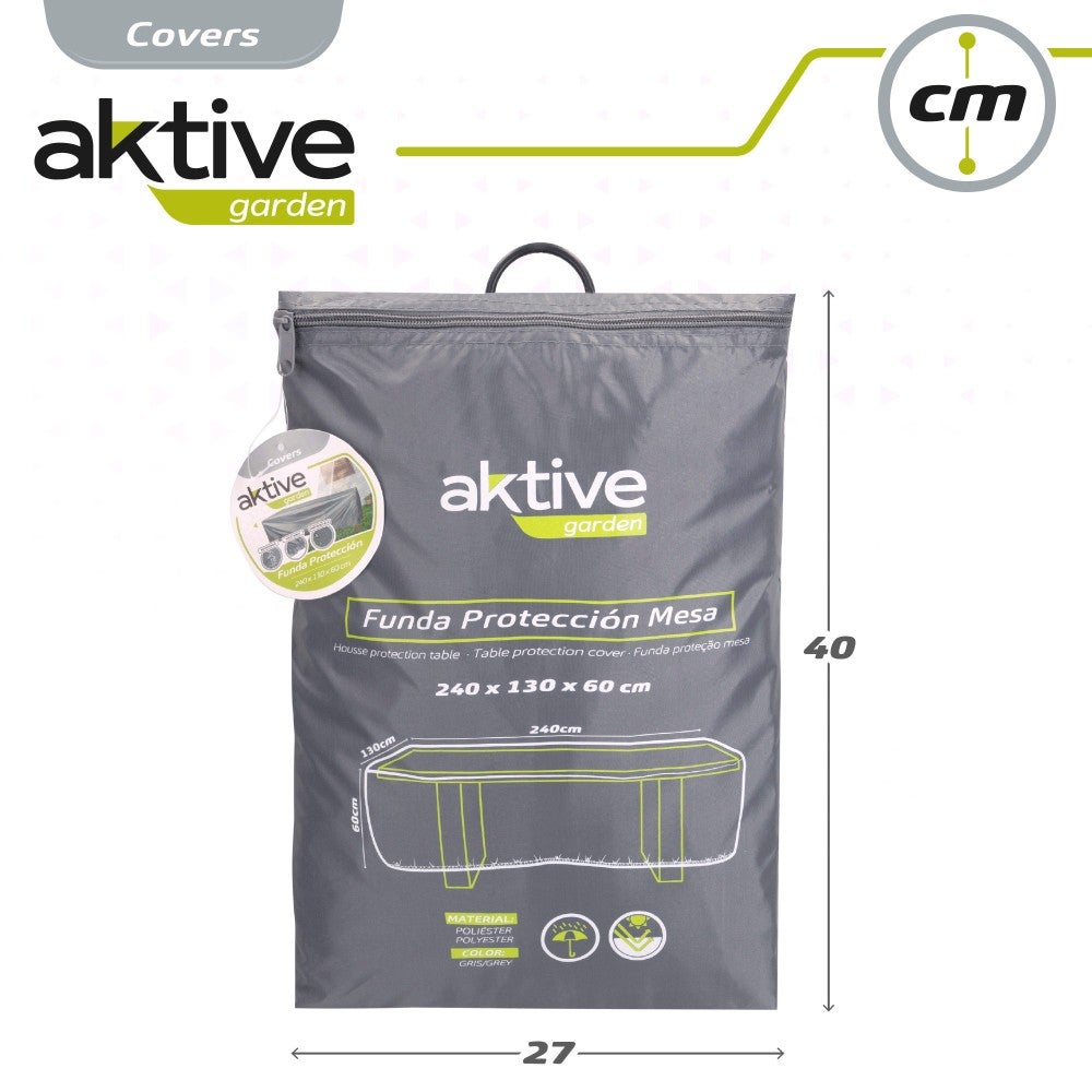 Housse de protection pour table de jardin 240x130x60 cm aktive garden - 7