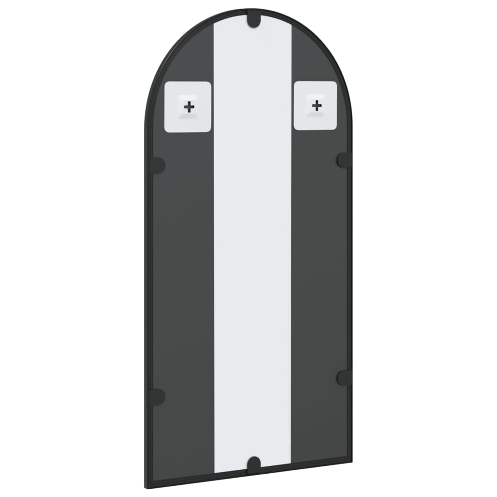 Maison Exclusive - Miroir mural noir 30x60 cm arche fer - 5