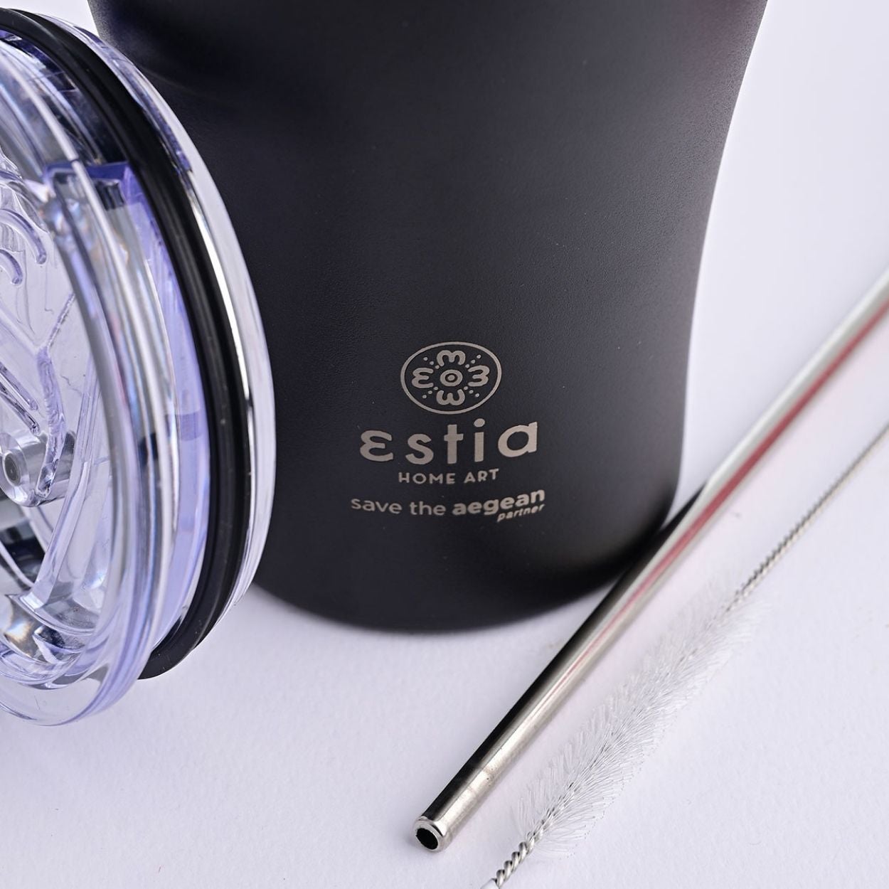Kubek termiczny Midnight Black Estia stal nierdzewna czarny 350 ml 1 szt. - 4