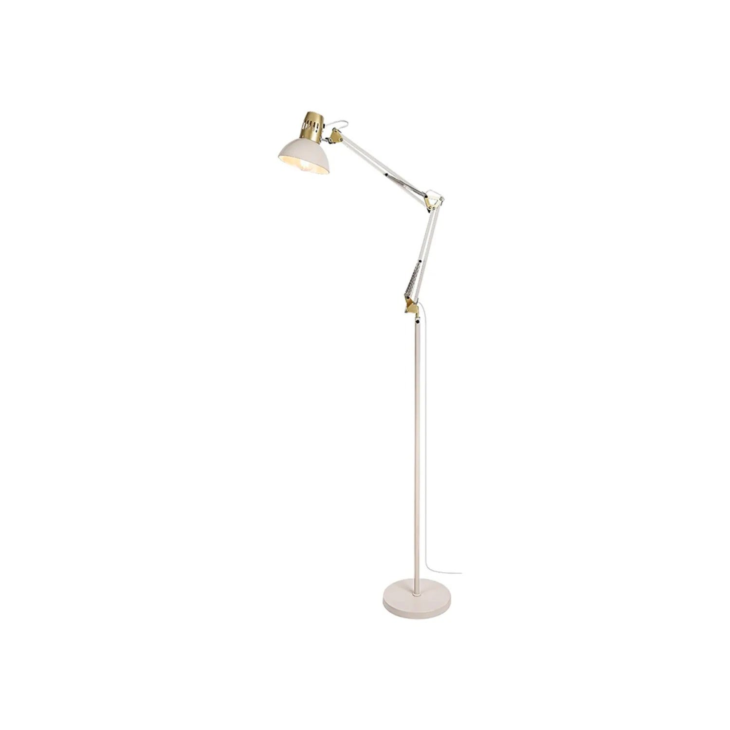 Lampa podłogowa stojąca Aristeo kremowo-złota 1xE27x40W wym: 171 x 66 x 25 cm metal Rabalux