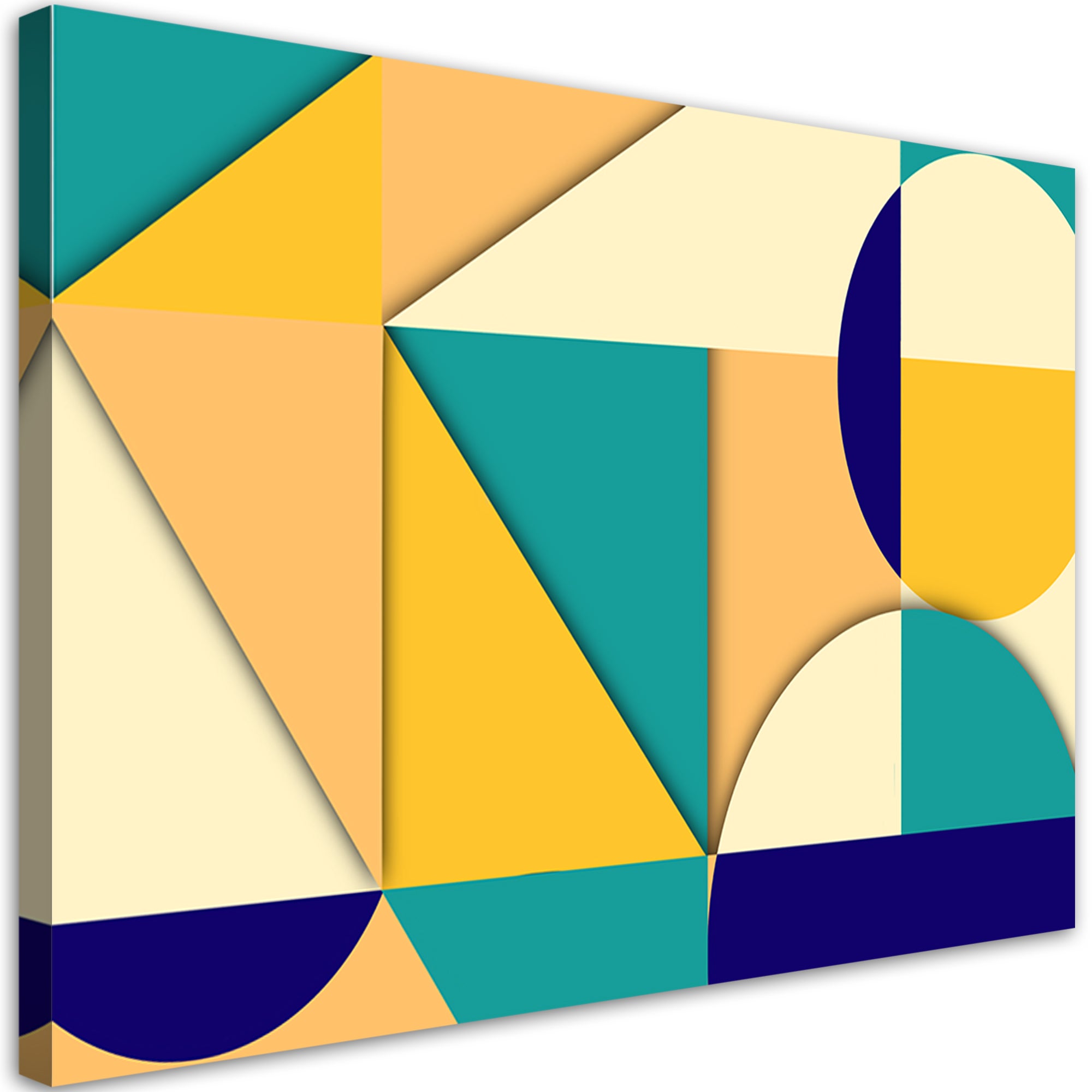 Obraz na płótnie, Geometryczne kształty abstrakcja 60x40