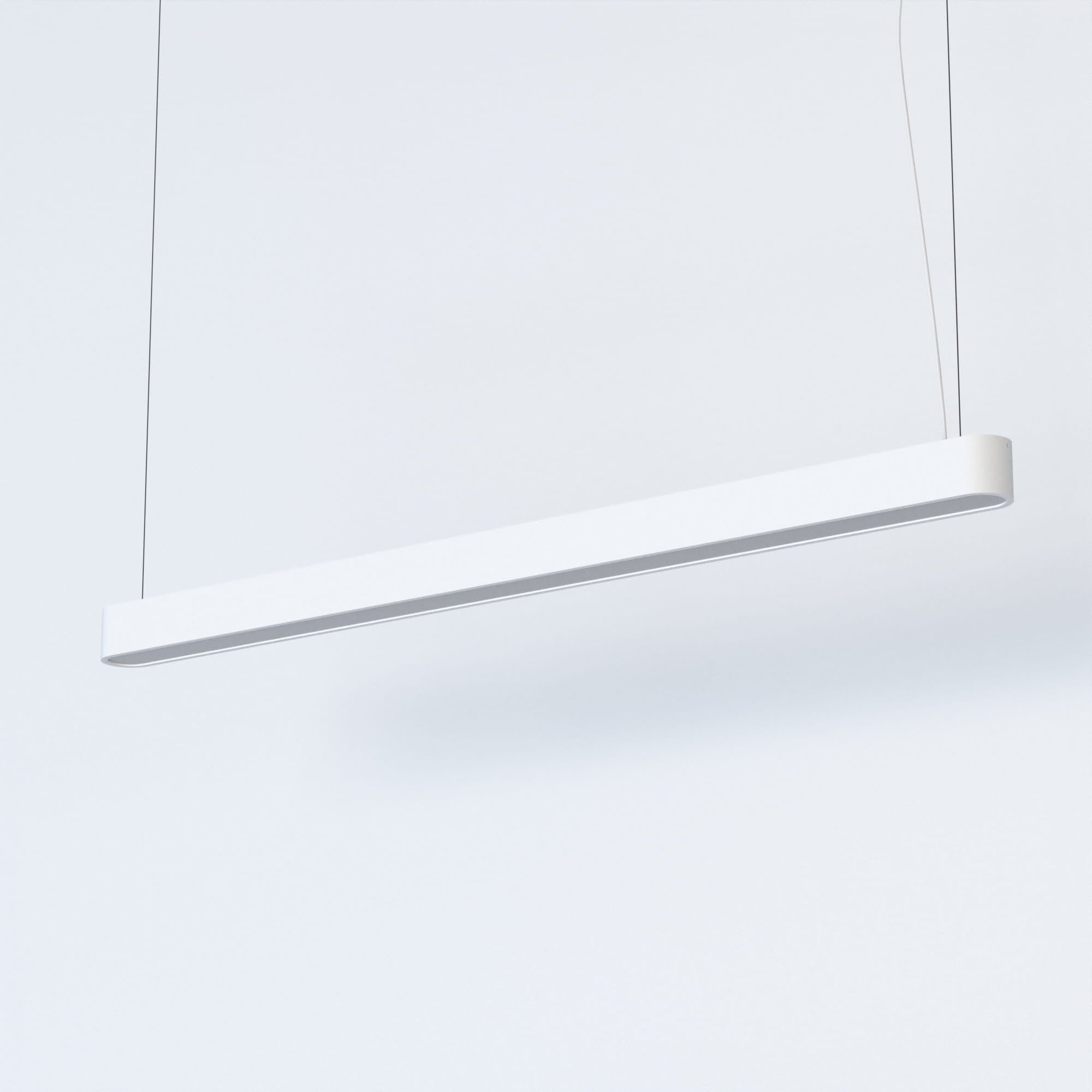 Lampa wisząca Soft biała 1xT8/G13x22W wym: 156 x 8 x 125 cm aluminium Nowodvorski Lighting