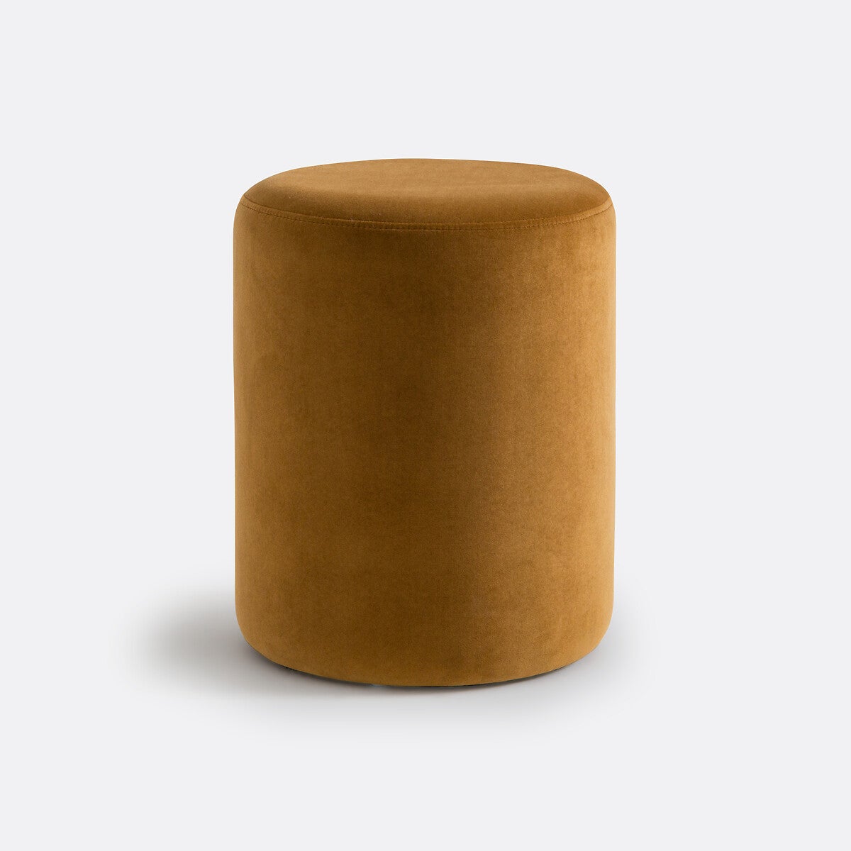Pouf velours, Polina - Ocre doré - taille unique - 6