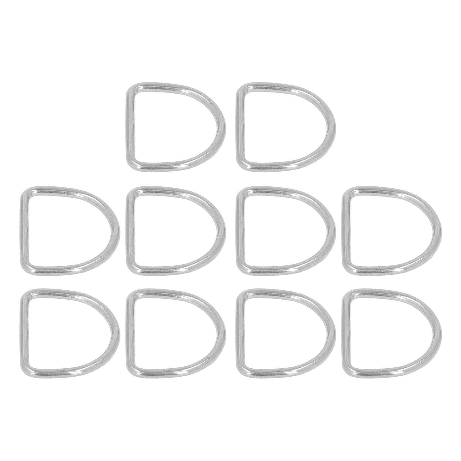 Lot De 4 Anneaux En D Pour Planche De Paddle - Noir - 3.1" - Uxcell