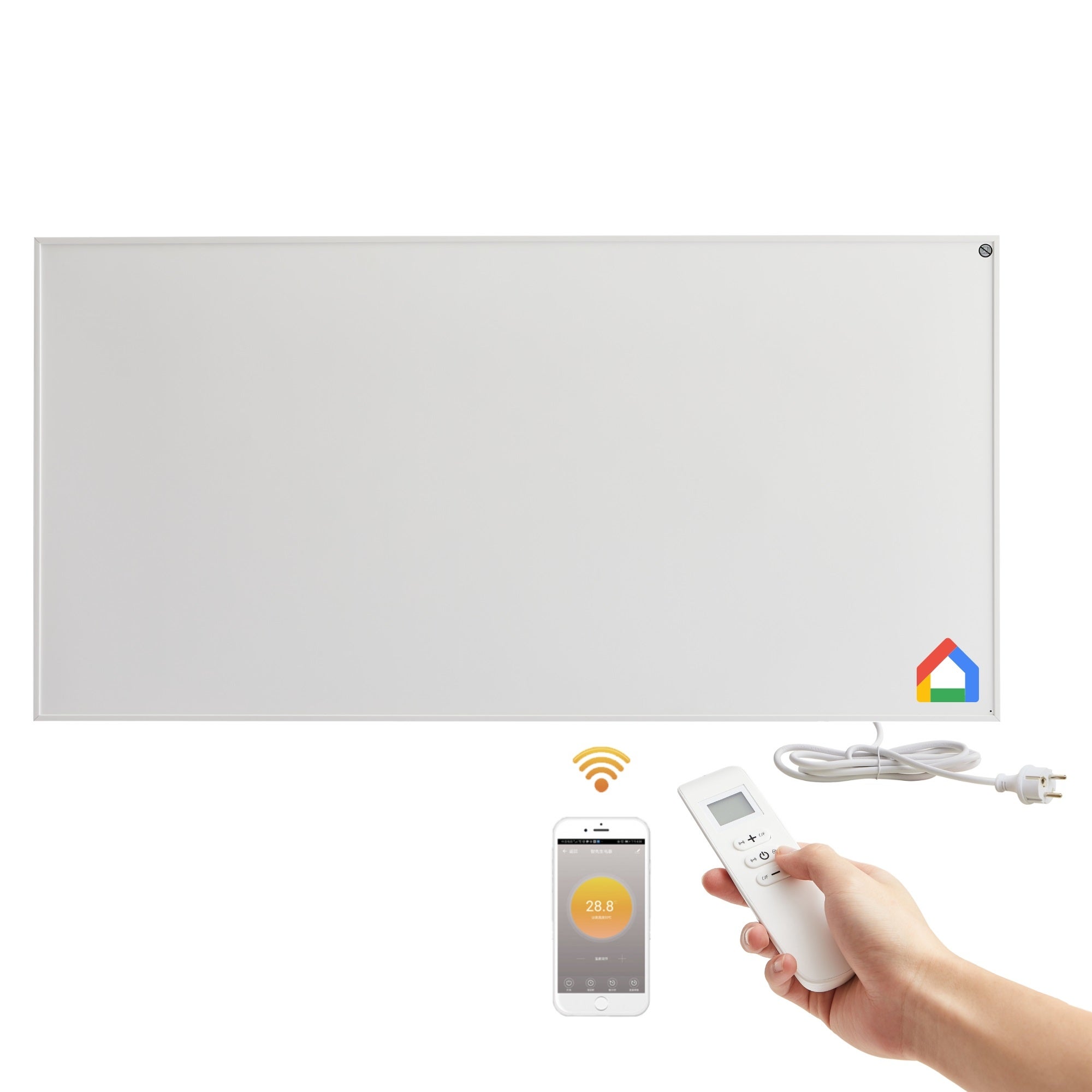 WARM CLEAR IR - Pannello radiante a infrarossi con WiFi | Leroy Merlin