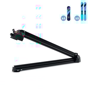 VEVOR BARRA TRASVERSALE Portapacchi Universale Veicoli Barra Rialzata