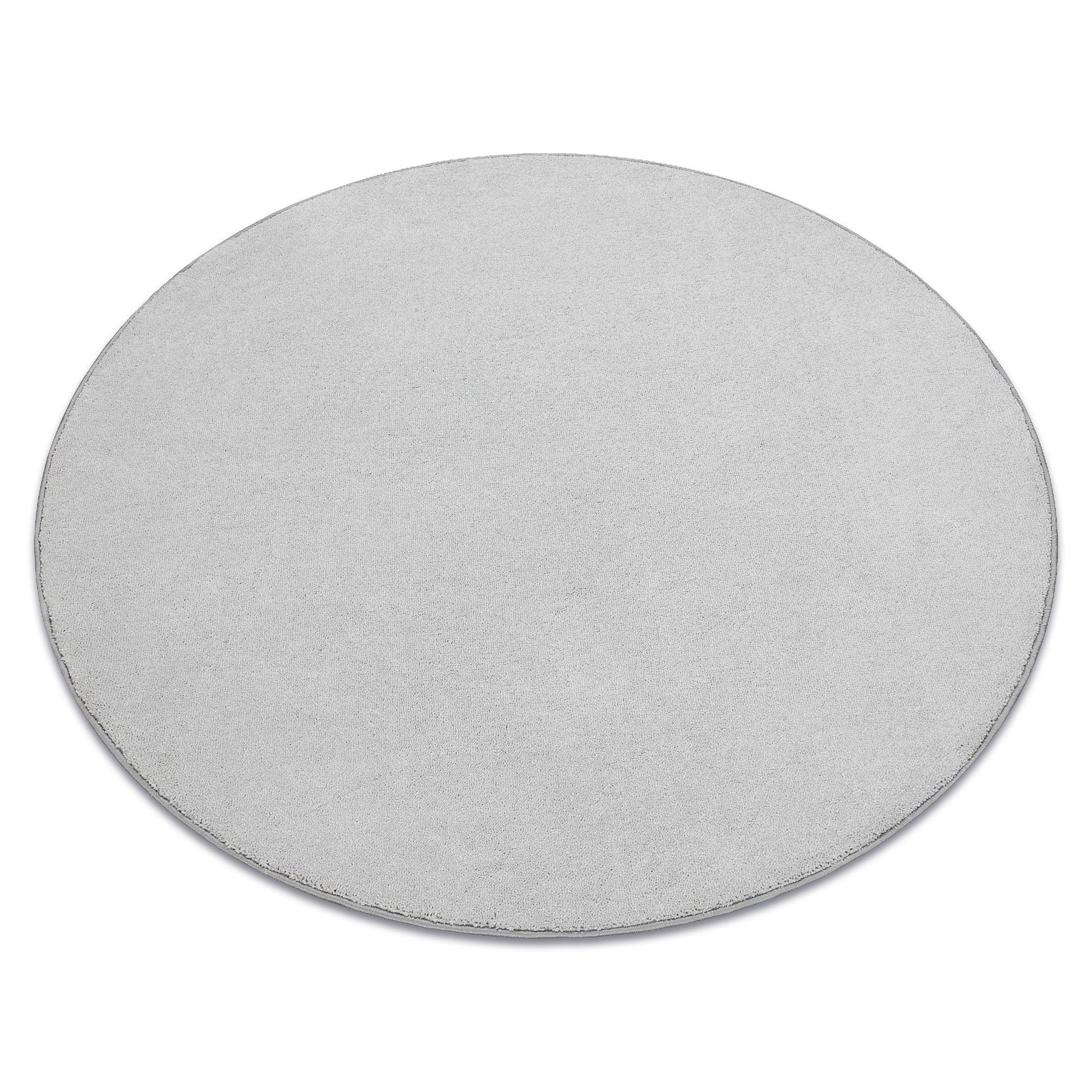 DYWAN koło CASHMERE srebrny 152 gładki koło 133 cm