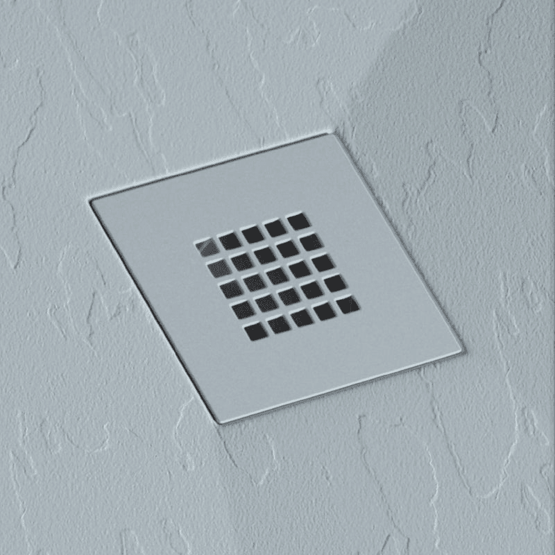 Plato de ducha pizarra ONDA CENIZA 70x110 cm rejilla color - 5