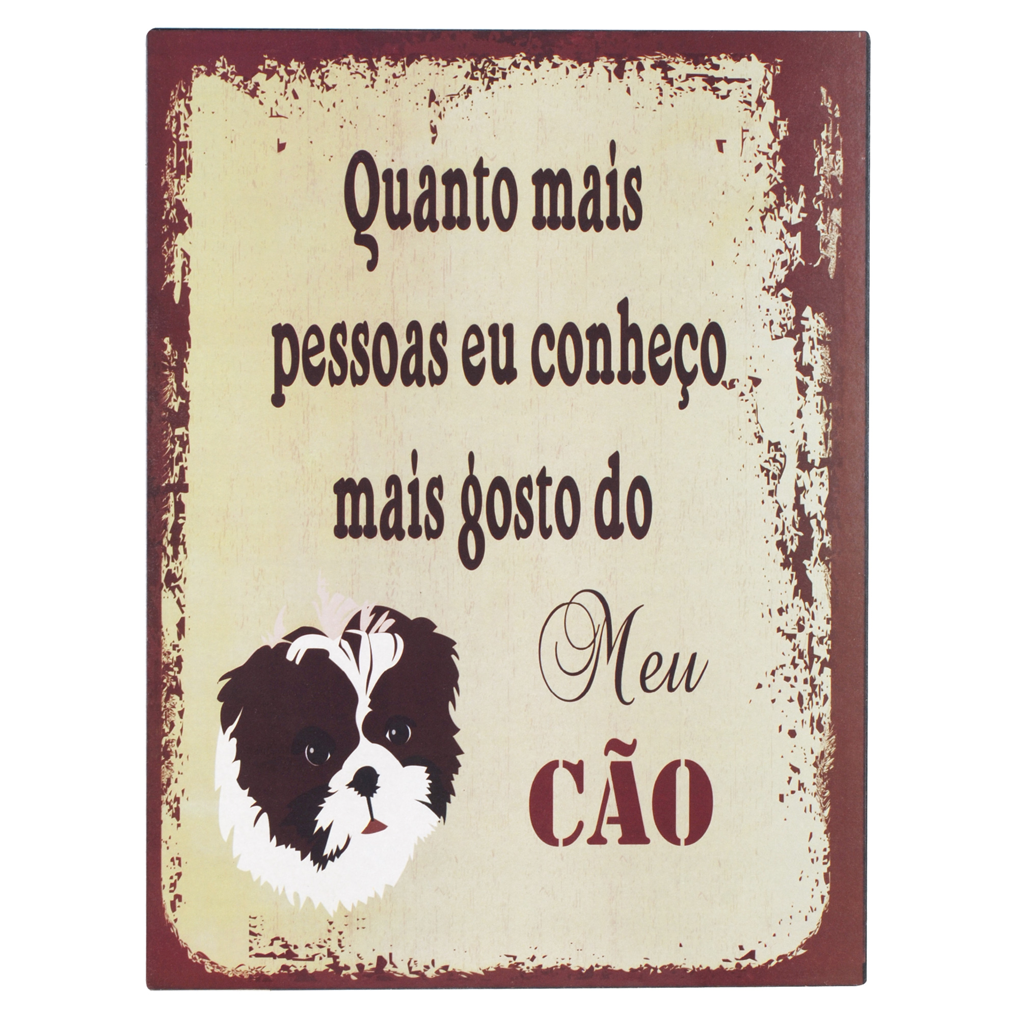 Origen home decor placa pared gato placas metal | placa de metal multicolor rectangular - 33x25x1cm