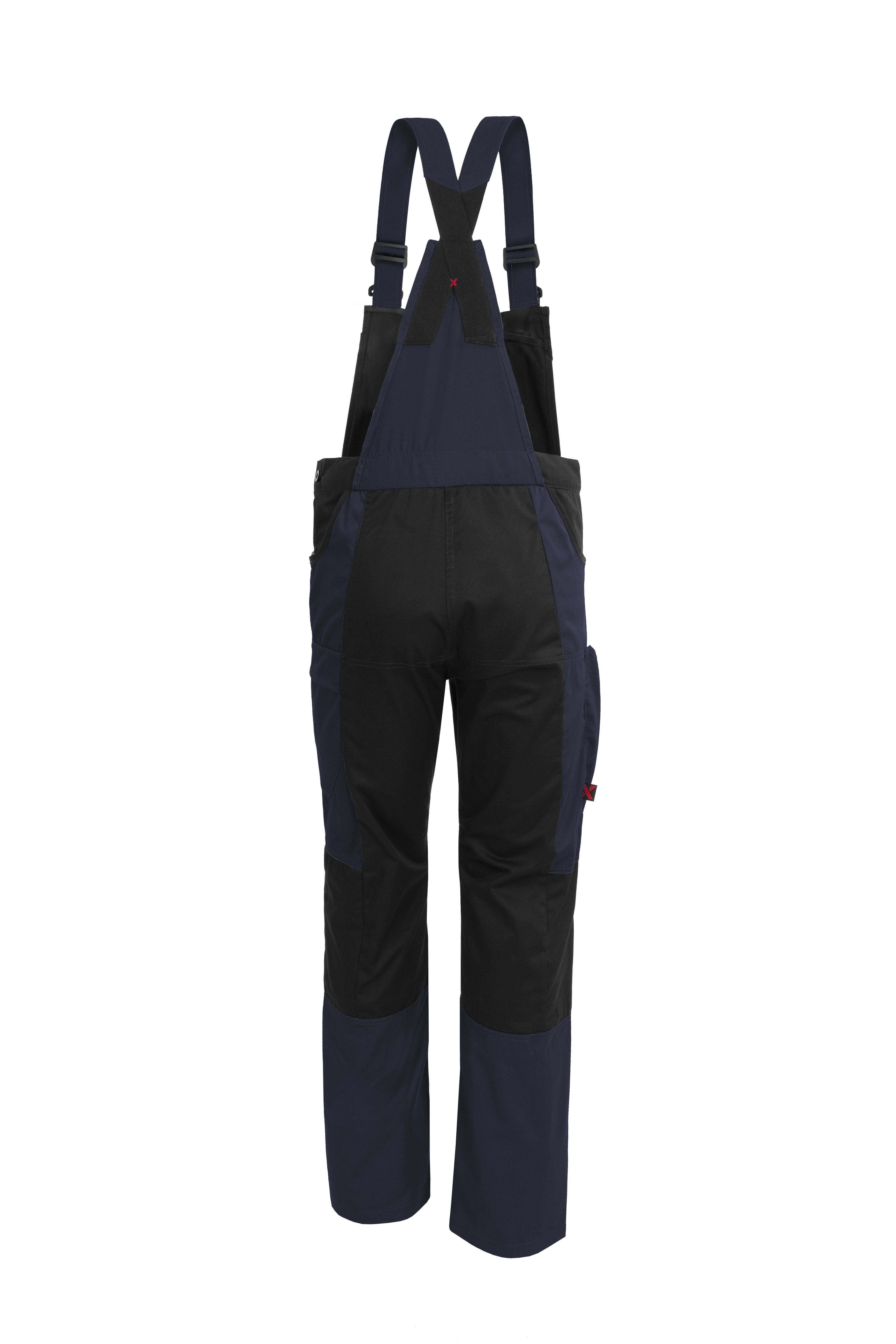 Qualitex - X-treme pantalon de travail en fibres renforcées - navy/noir - size 42 - Unisex - Salopette avec 14 poche - bleu de travail - 2