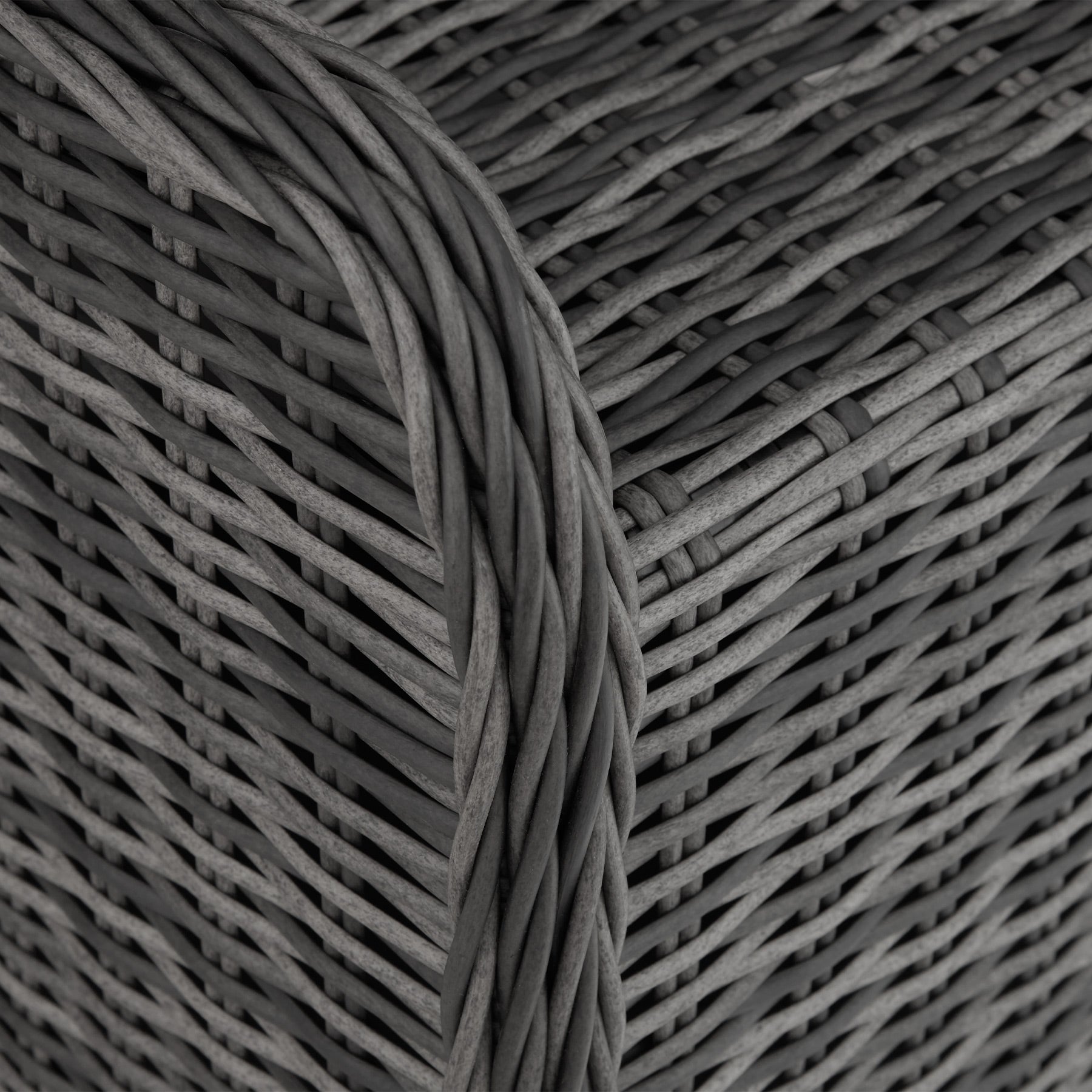 Salon de jardin en résine tressée et aluminium 4 places avec plateau en verre de sécurité sans montage TECTAKE - 8