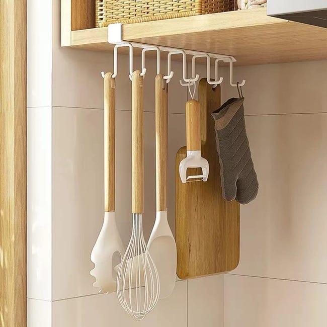 Zqkimzi Supporto per tagliere, multiuso, in acciaio inox, per appendere utensili, per soggiorno, tazze, cucina Zqkimzi Supporto per tagliere, multiuso, in acciaio inox, per appendere utensili, per soggiorno, tazze, cucina
