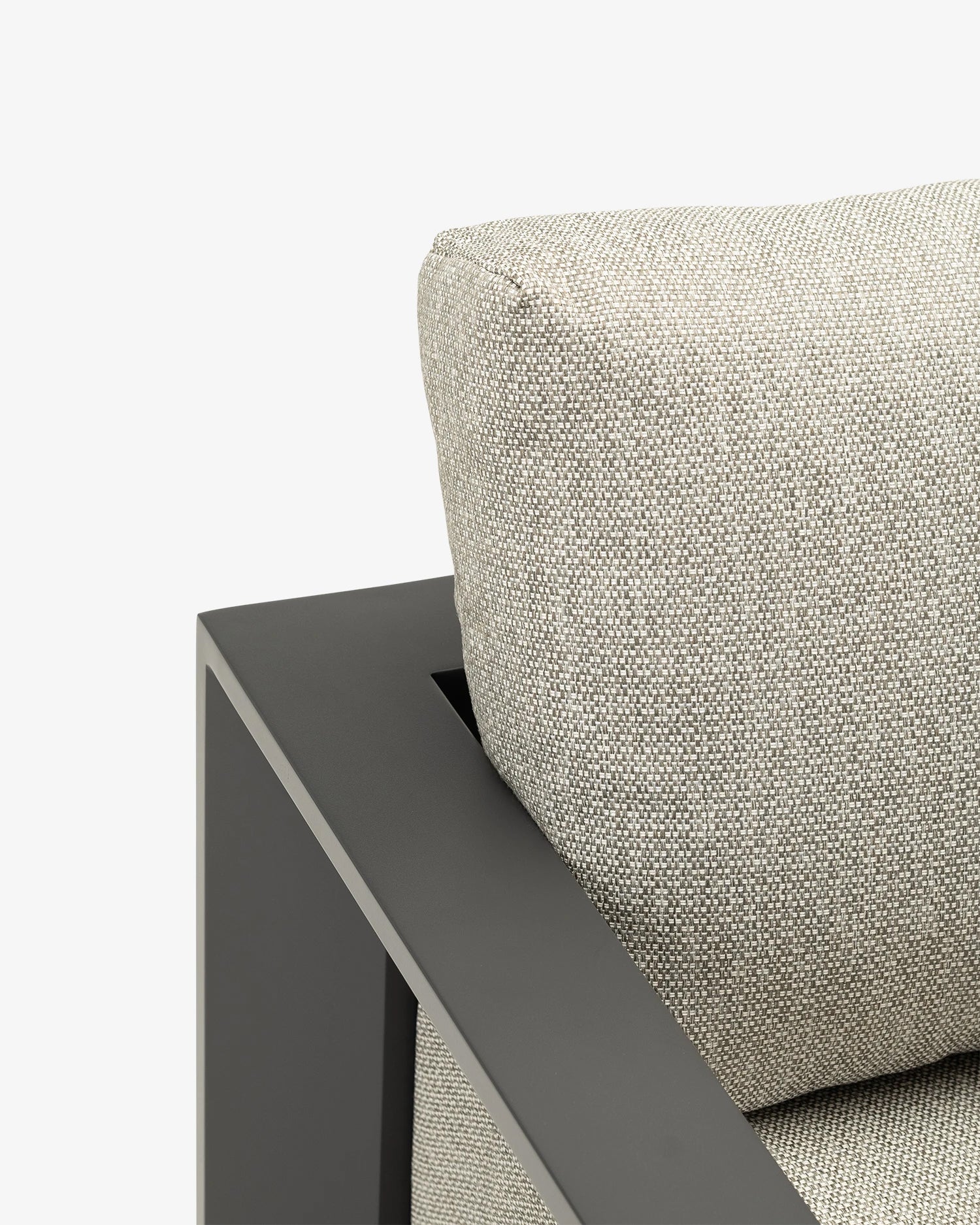Sofa 3 lugares aluminio antracite - San Francisco - 3