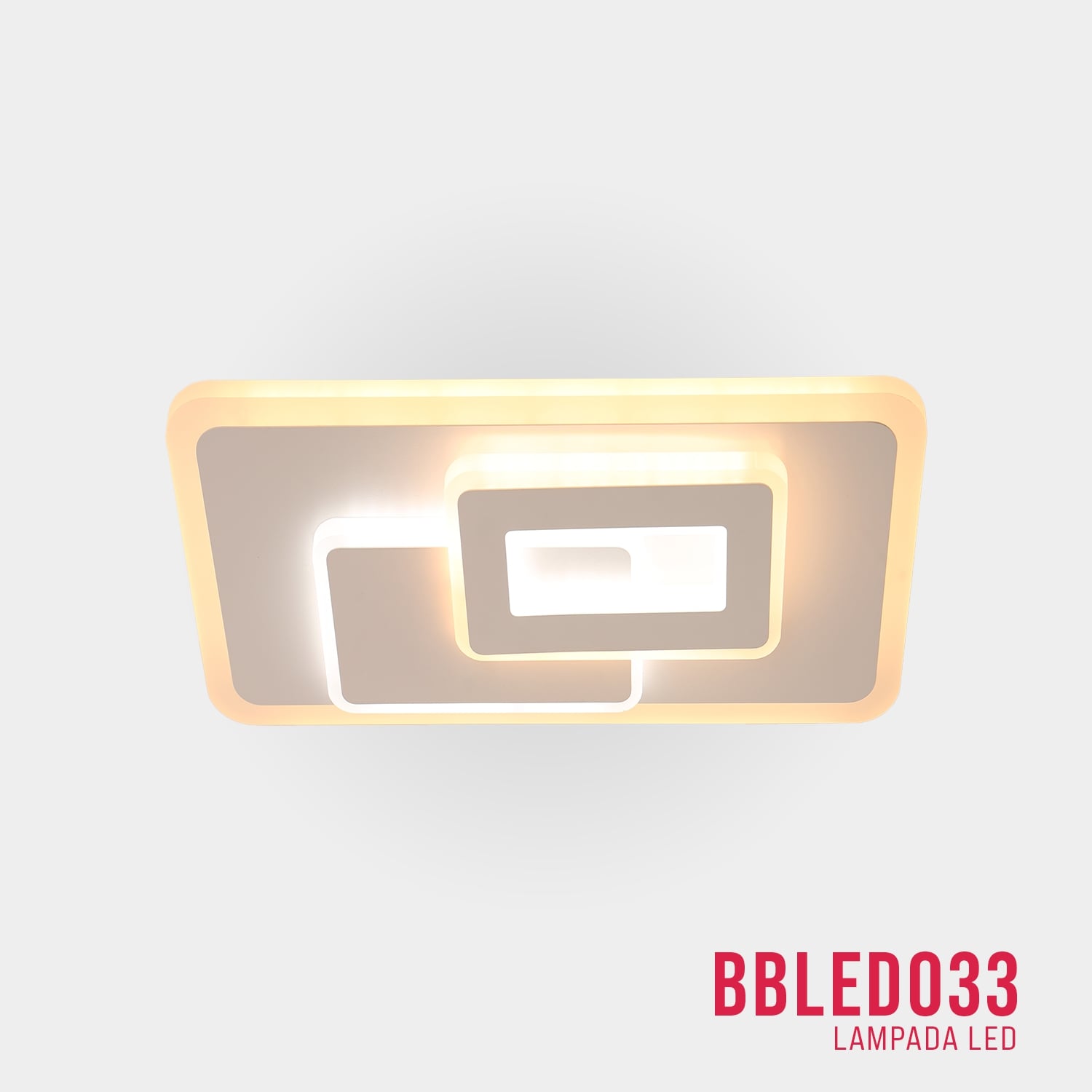 BUYBUY Lampadario LED 45W, Telecomando 2.4G, Luce Regolabile 4000lm BBLED033 - 2