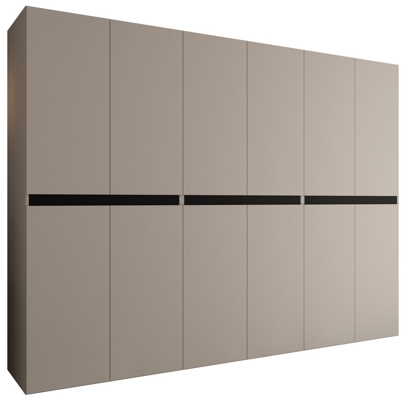 Szafa uchylna otwierana SALSA 270 x 52 x 203 cm kaszmir Abiks Meble