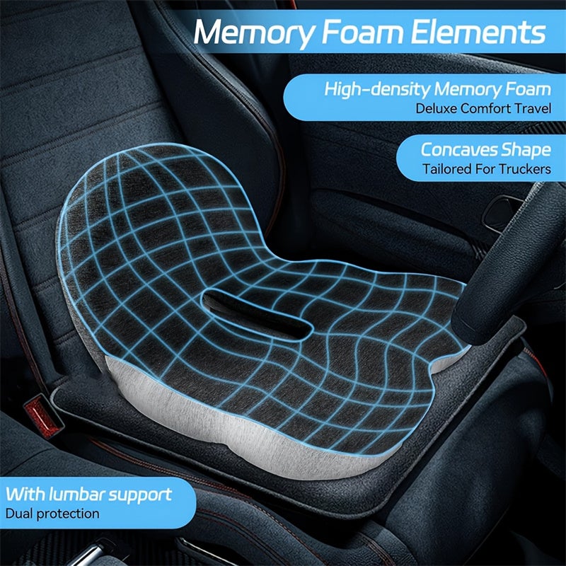 Federa Rete Lavabile Cuscino Lombare In Memory Foam Supporto