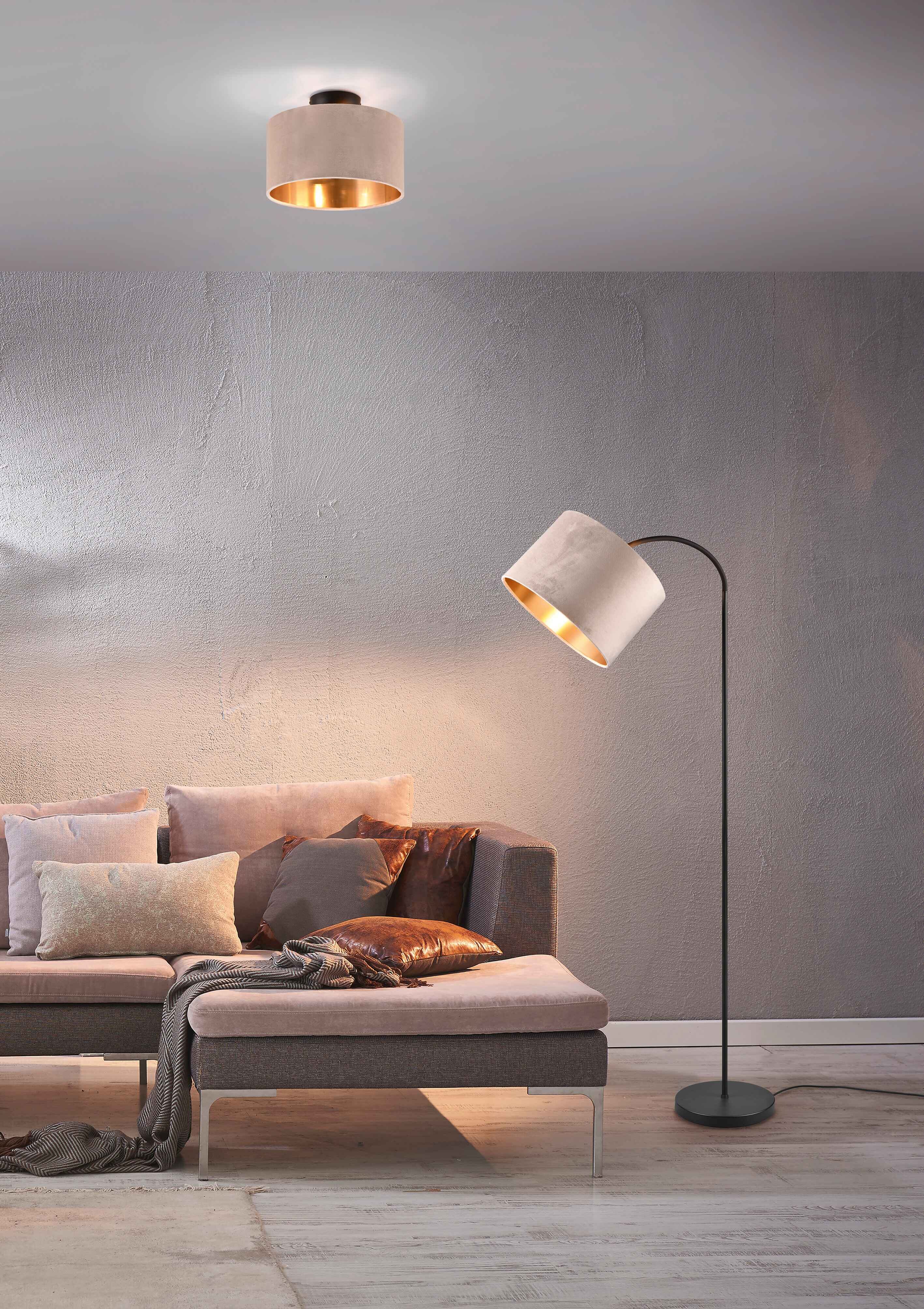 Lampa wisząca JULIETA beżowo-złota 2 x E14 x 40W wym: 22 x 30 x 30 cm Trio
