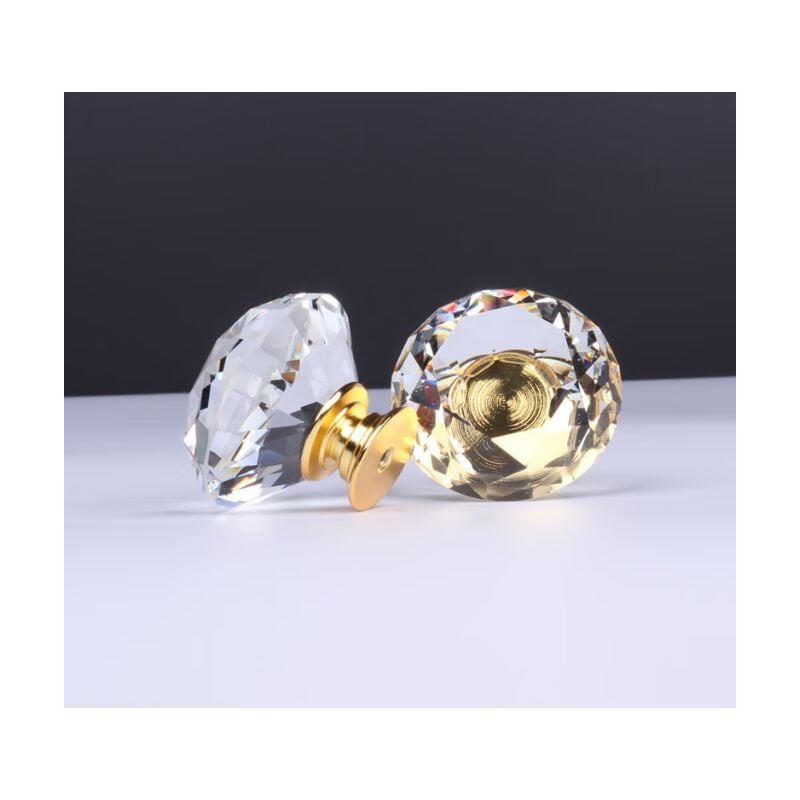 10 szt. 30 mm diamentowe gałki kryształowe do szafek, uchwyty do szuflad, uchwyty do szafek kuchennych, okucia meblowe