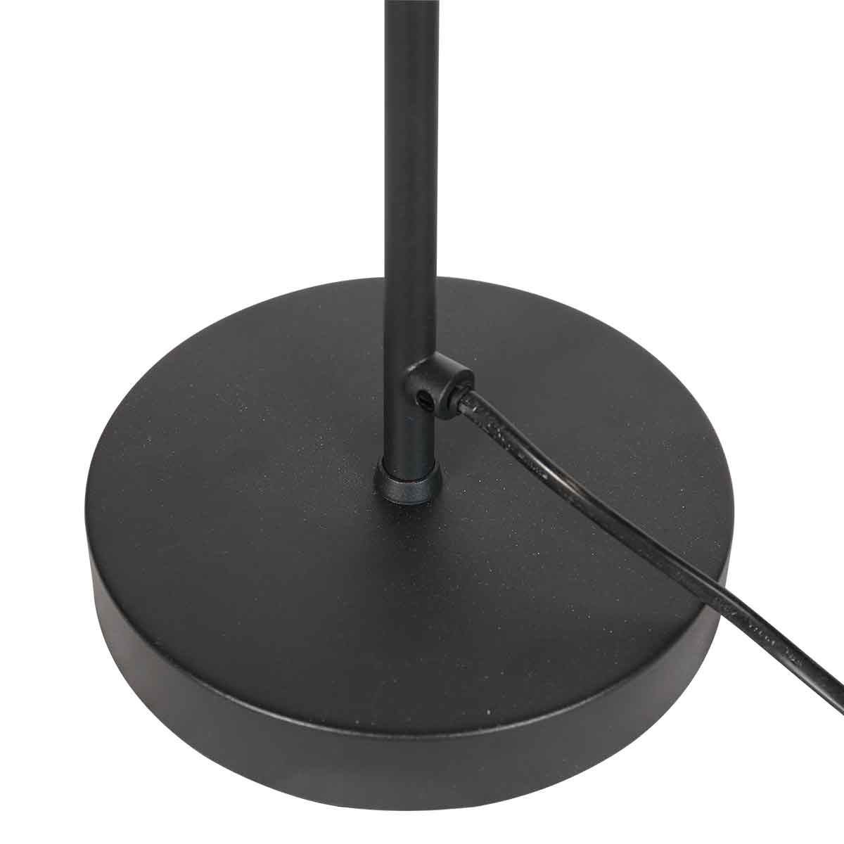 Lampe de table - noir - Preto - plastique métal - Ø 15cm - GU10 - 4111ZW - Anne Lighting - 4