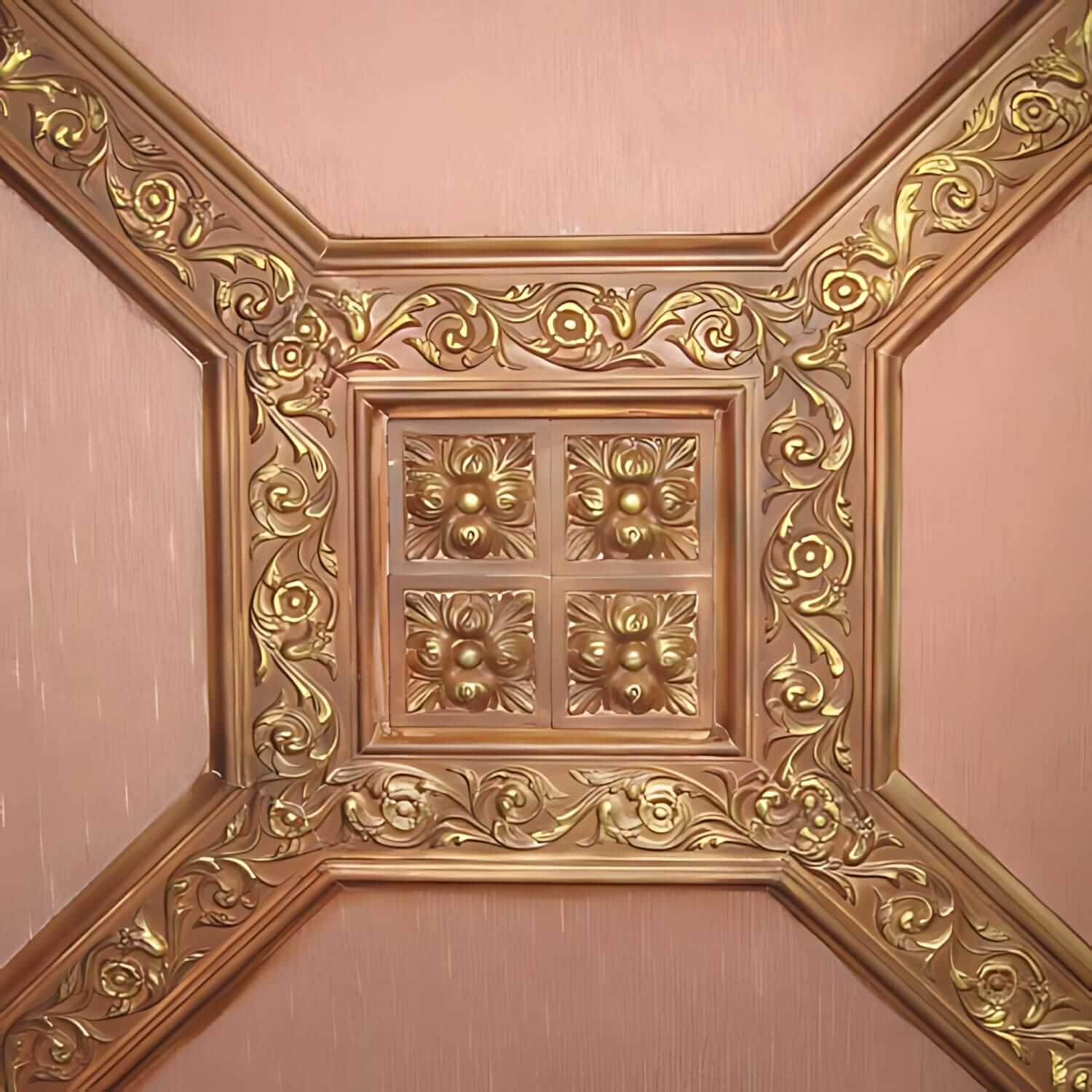 Encadrement de porte Orac Decor D210 LUXXUS Elément décoratif de stuc Motif feuilles d'acanthe - 4
