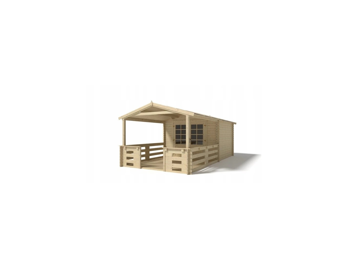 Domek ogrodowy ALTANKA - 3x3 m z tarasem 3x3m - 18 m2, drewniany, 1szt.