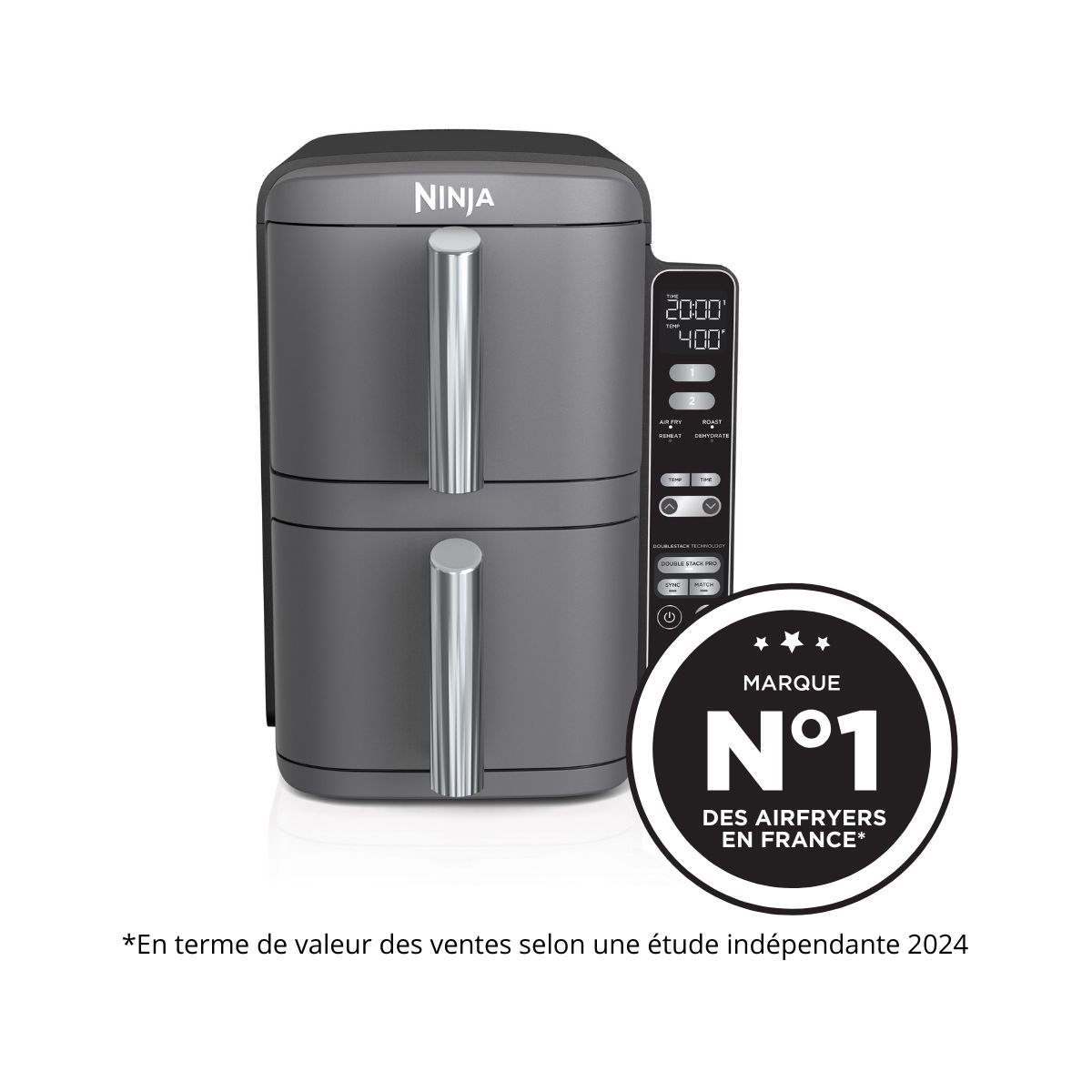 Friteuse sans huile NINJA Double Stack XL 9,5 L SL400EU - 2