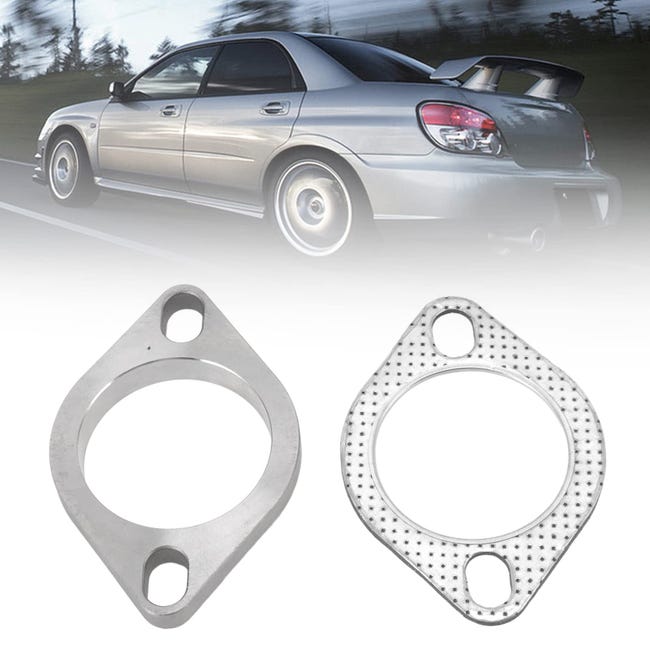 Kit Flangia Scarico 2 Pollici - Acciaio Inox, 2 Bulloni, Per Tubi E Silenziatori - Foto 14