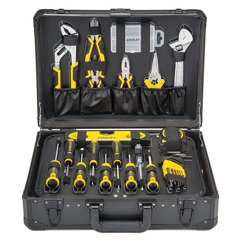 Boîte à outils multi usage comprenant pince, tournevis et clés (142 pcs) - STANLEY STMT98109-1 - 2