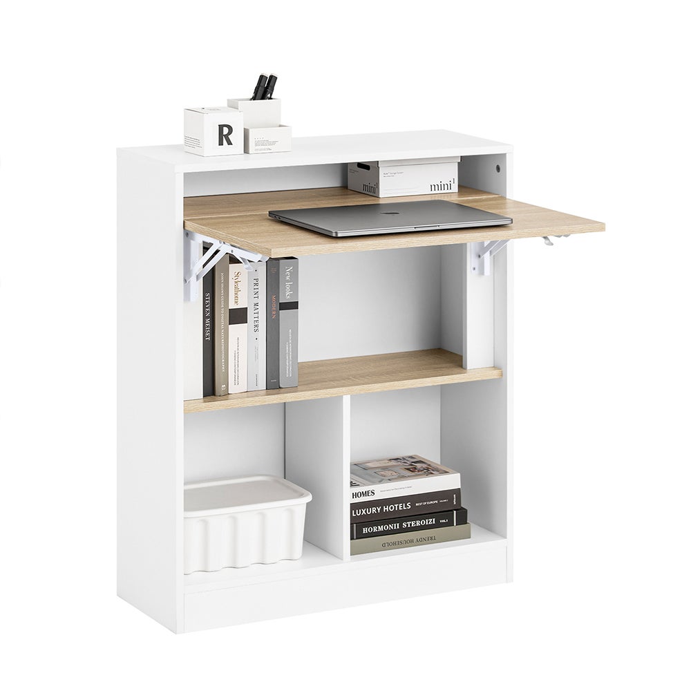 SoBuy Biurko prostokątny SoBuy FWT104-WN 70 x 57 x 85 cm biały