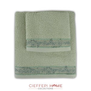 Set Asciugamani Bagno Personalizzati - Cotone Spugna 460gr/mq - Con Ricamo Nome/Iniziali - Arancione - Foto 8