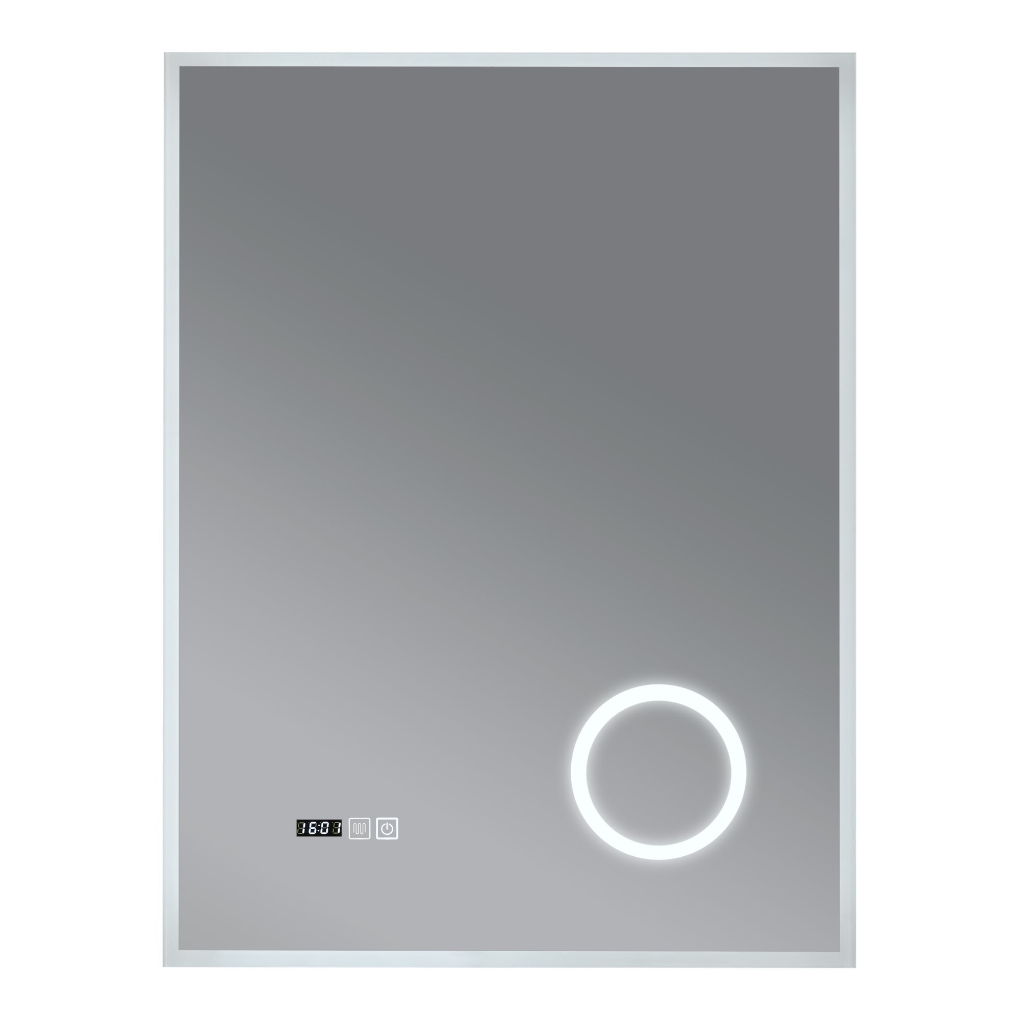 Miroir décoration moderne design LED pour salle de bain 70 x 50 cm ...