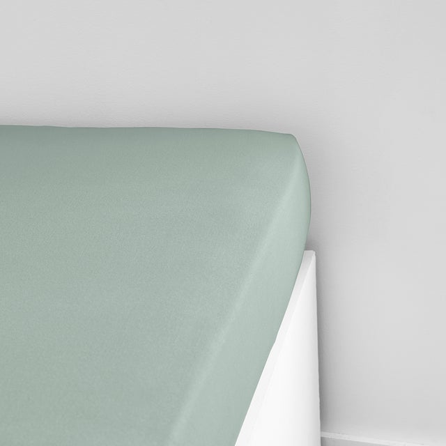 Drap housse 1 personne jersey uni ESSENTIAL