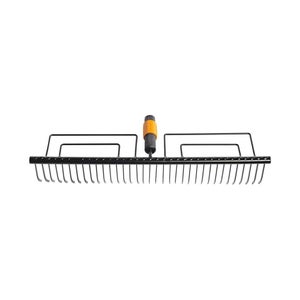 Fiskars 375141 - Rastrello forgiato, 14 denti curvi, con manico