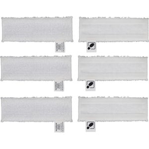 Microfibre Pour Sol, Pour Kärcher SC1 SC2 SC4 SC5, Lingettes Microfibres Vapeur Lavables Lingettes Remplacement Avec 4 Pieces Brosses De Nettoyage 96936495
