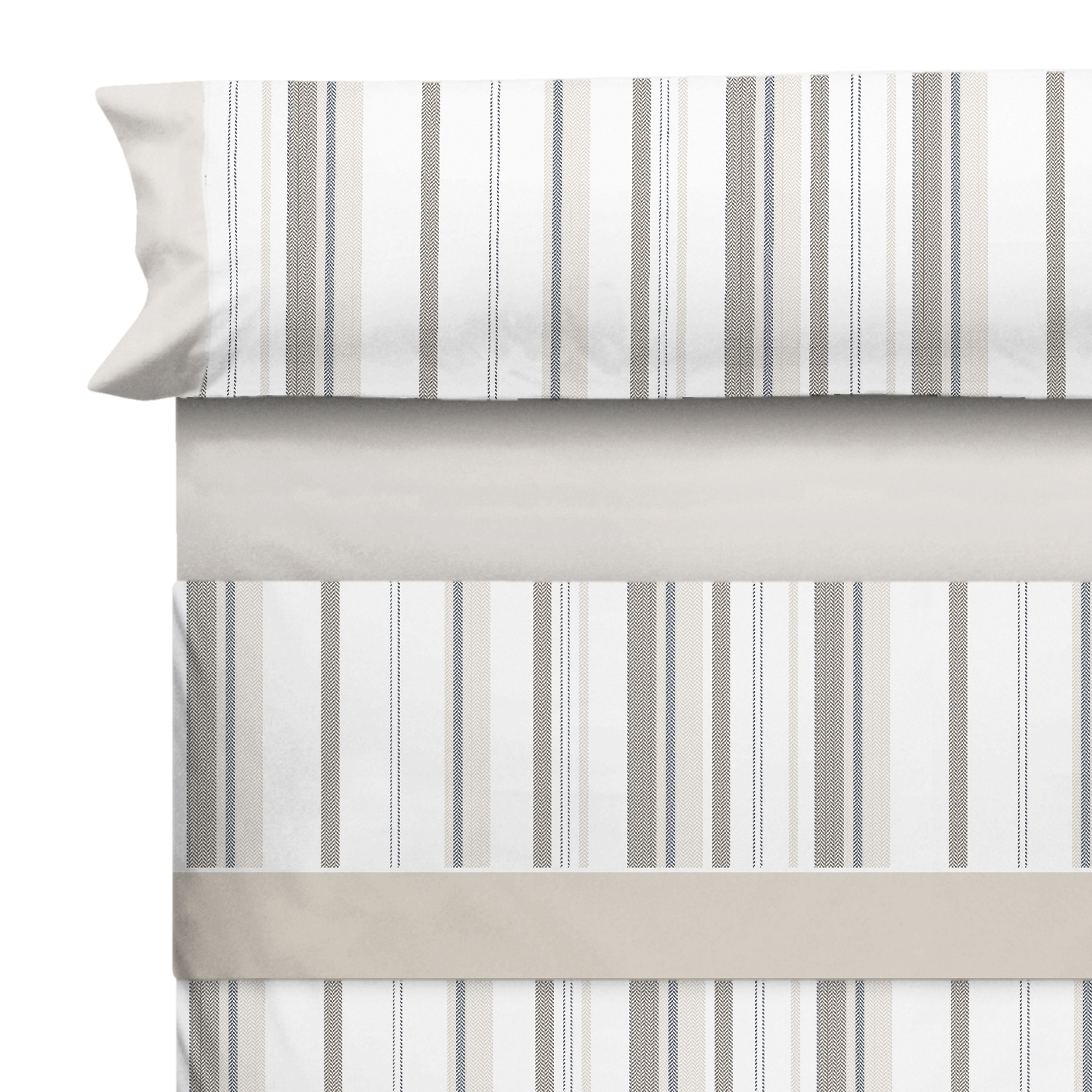 Haradeco juego de sábana cama 105x190/200cm, 100% algodón 144 hilos, 3 piezas bajera adapto colchón 30cm, fabricado en españa