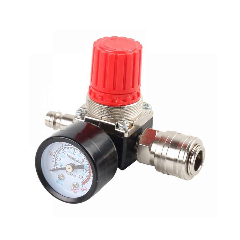 Zawór pneumatyczny regulujący ciśnienie powietrza 1/4", pneumatyczny zawór regulujący ciśnienie, zawór regulujący ciśnienie do sprężarki powietrz