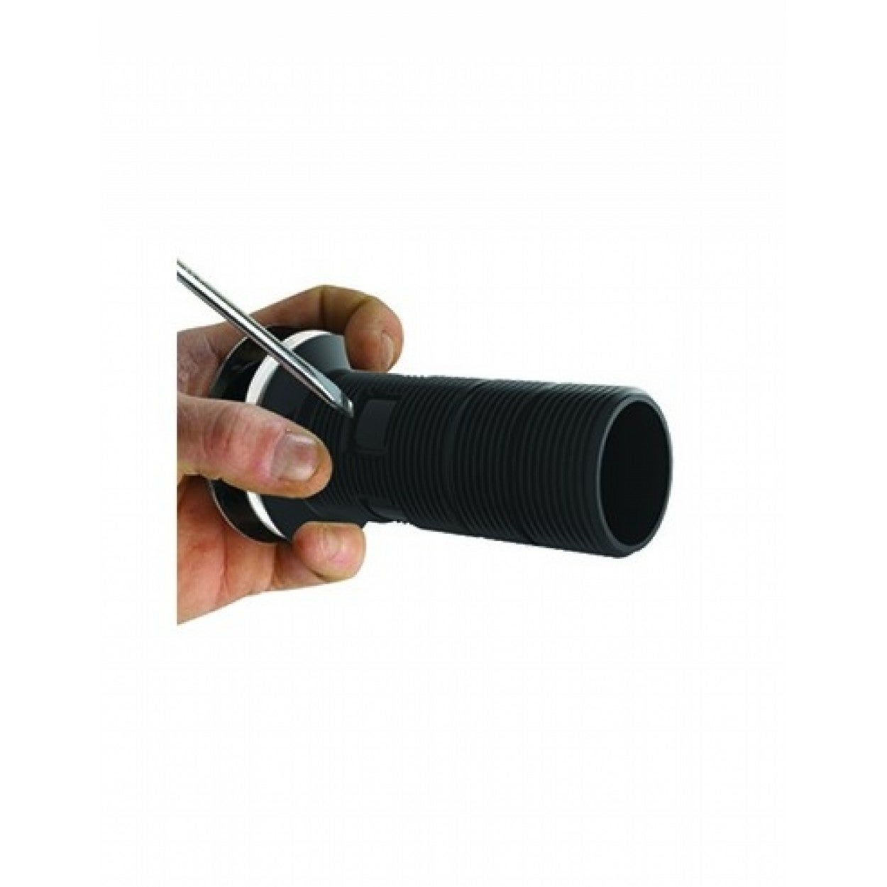 Bonde recoupable + tubulure de lavabo TBXP - Blanc - 5