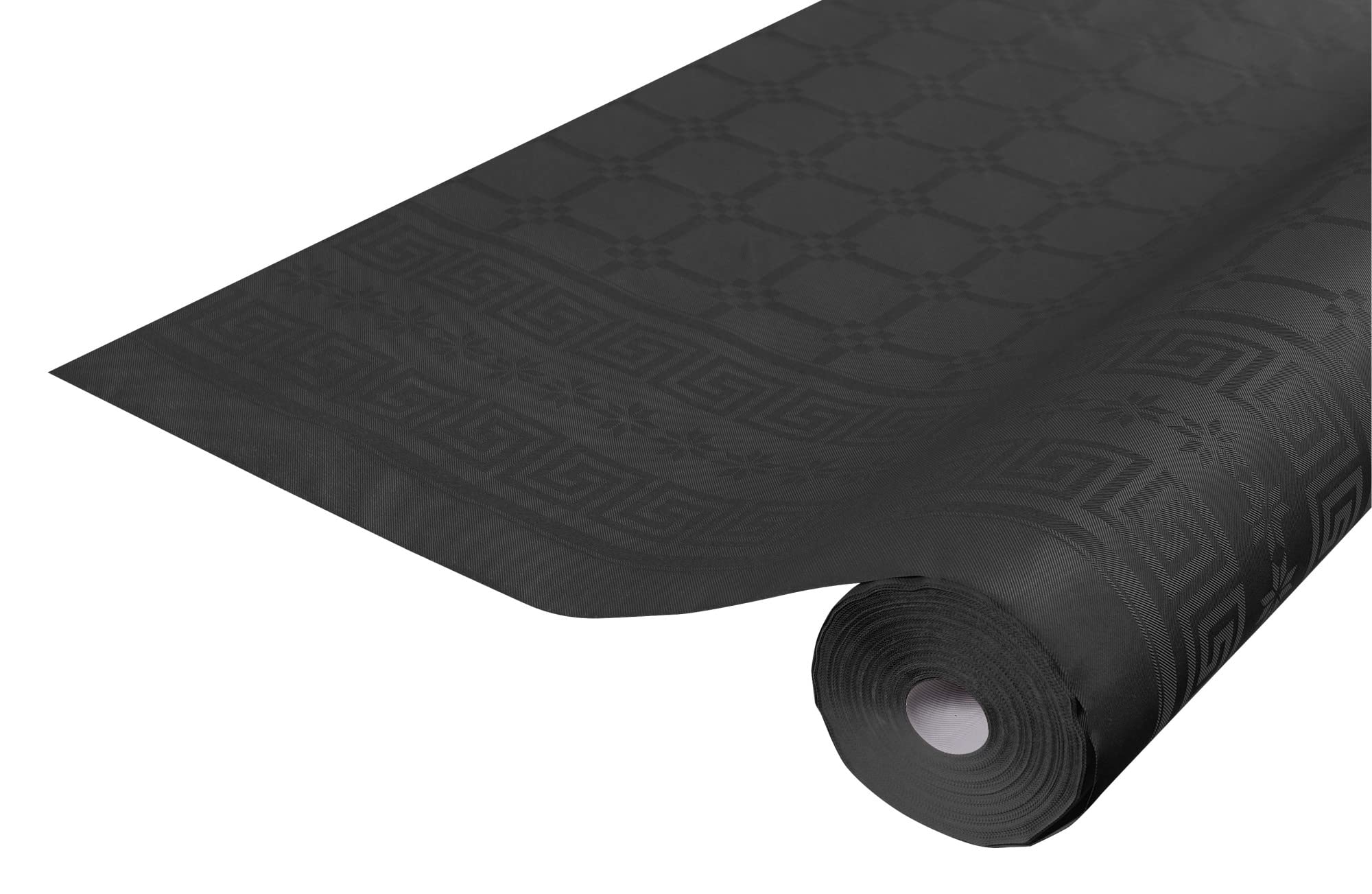 Tovaglie Di Carta Per Tavoli Rotondi – 4 Pezzi, Diametro 208 Cm – 3 Strati, Nere, Eleganti E Usa E Getta Per Feste
