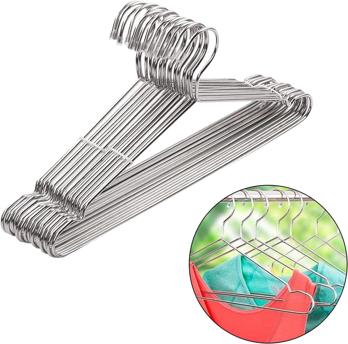Lot De 2 Séchoirs à Linge En Spirale Acier Inox - Pour Draps Et Couettes - Crochet Pivotant 360° - Gain De Place